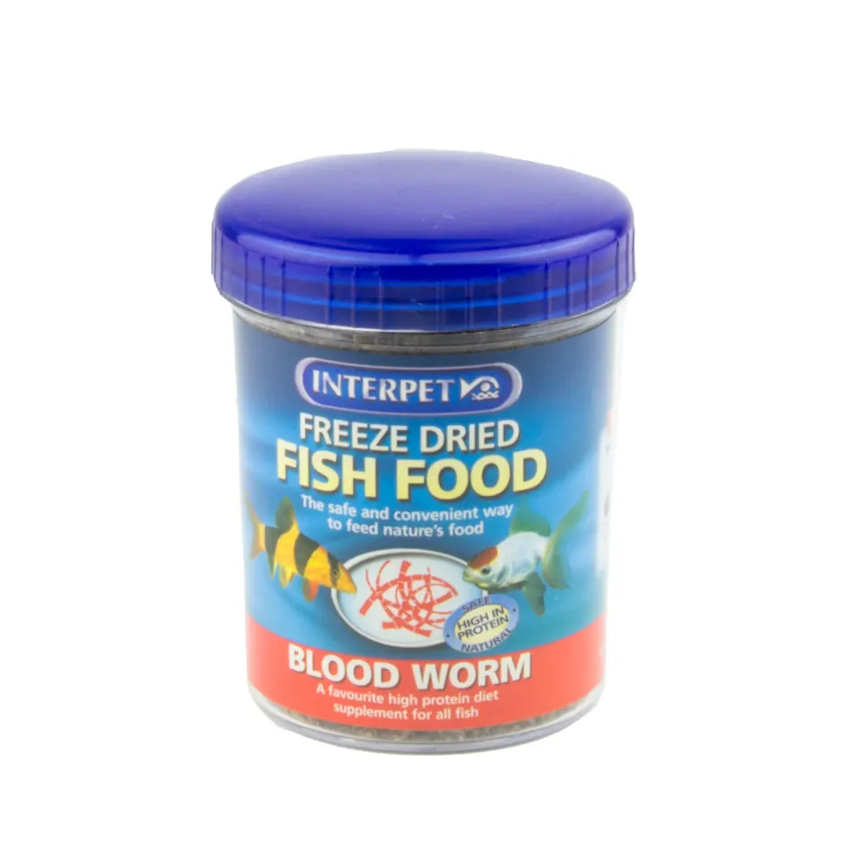 Interpet Freeze Dried Bloodworm fiskfoder 20 g frystorkat