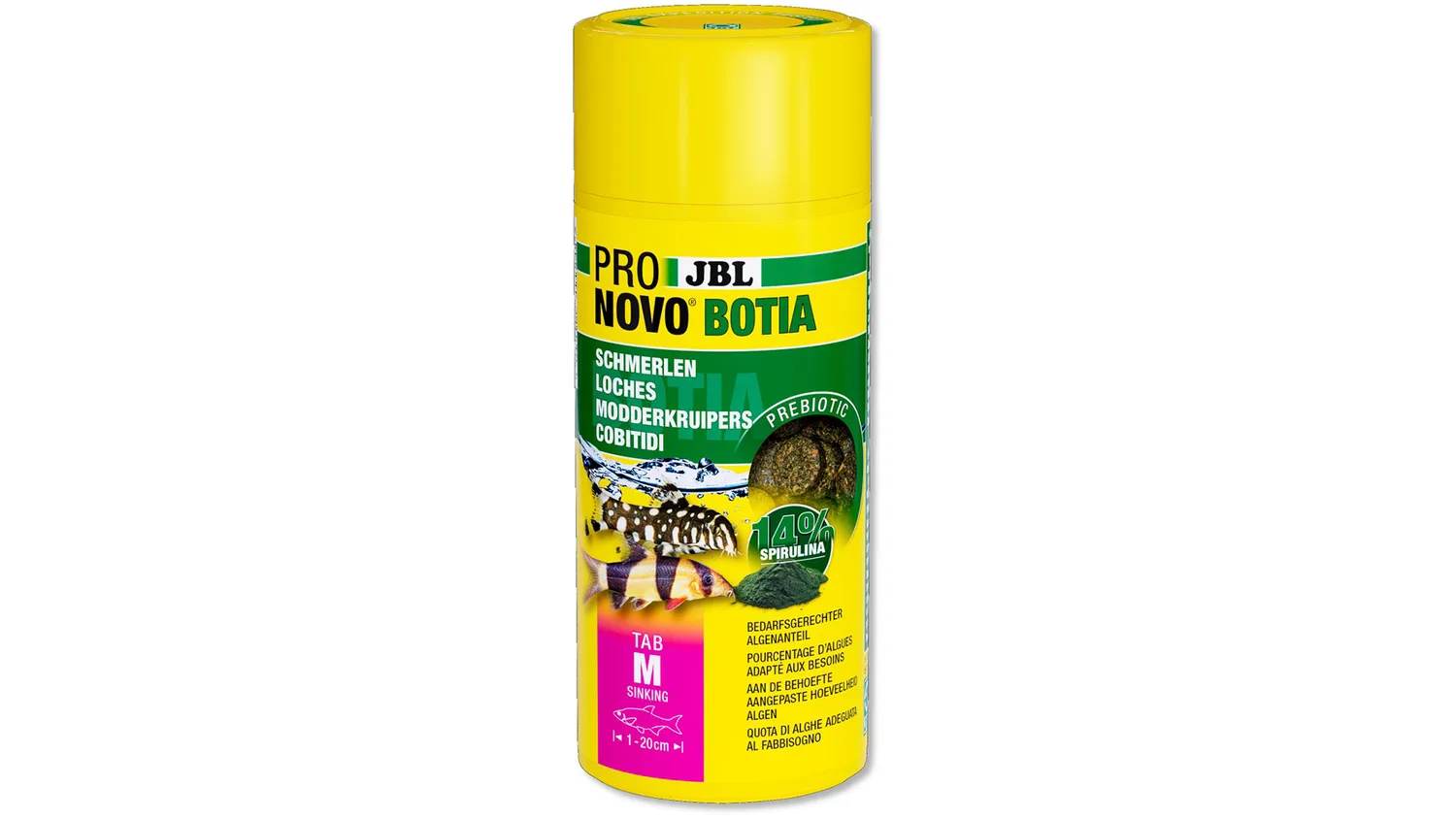 JBL ProNovo Botia Tab M fiskfoder 100 ml tabletter lax